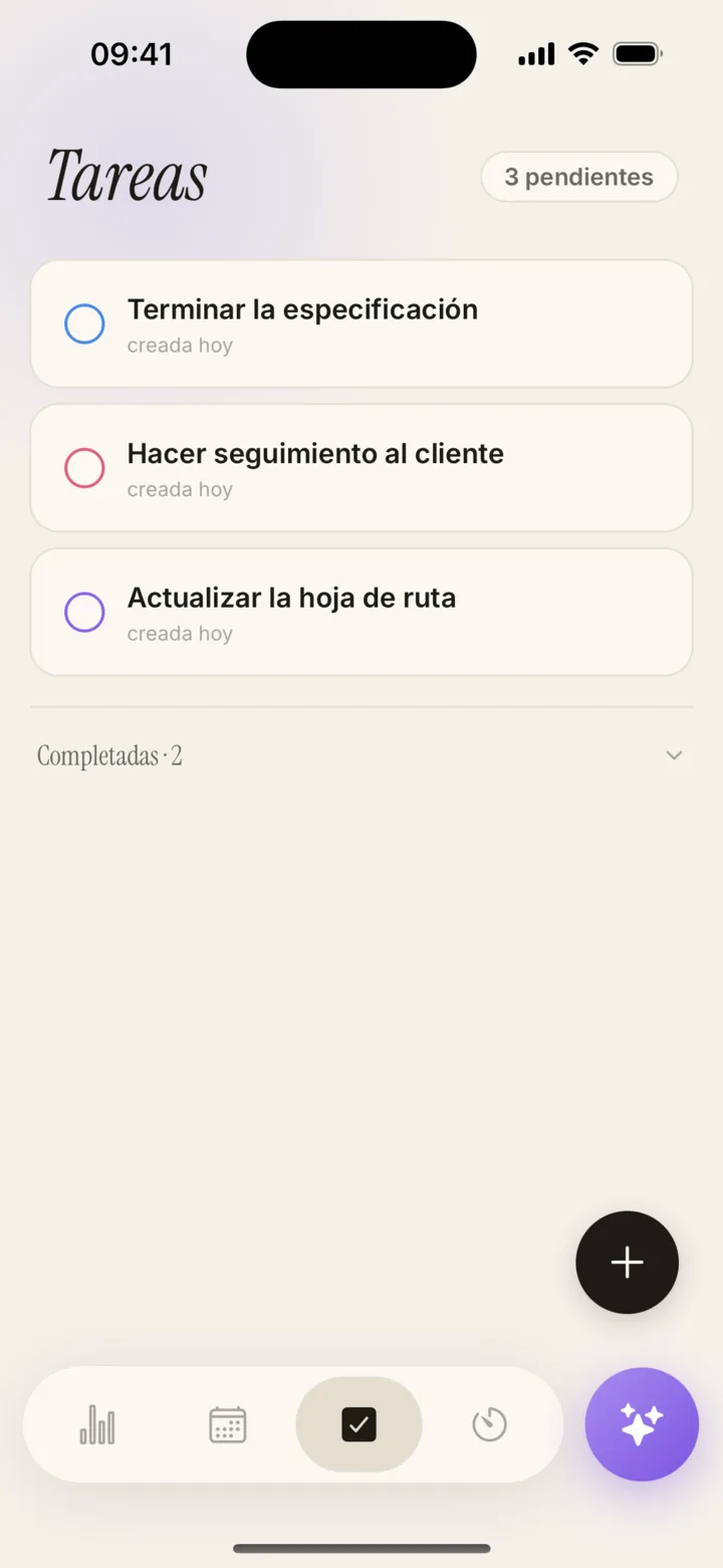Tareas de Planifai